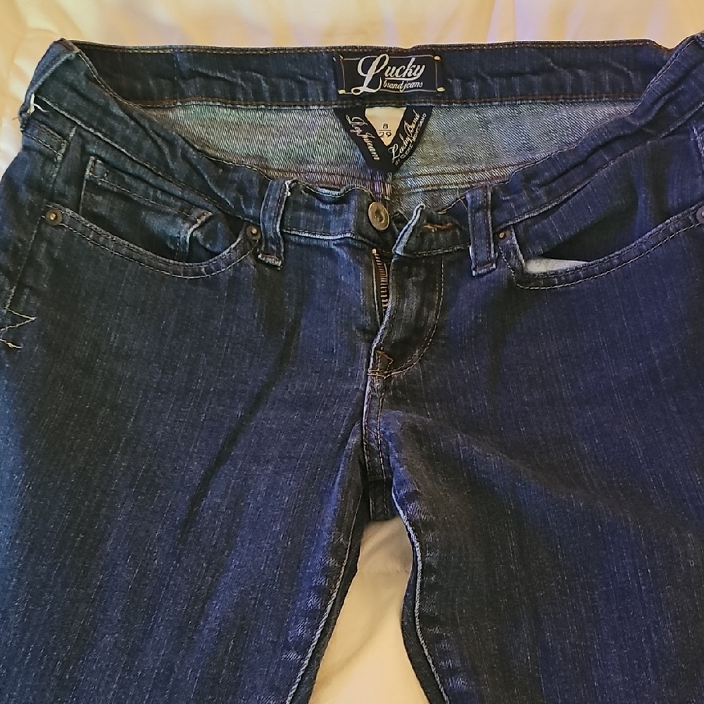 Lucky Brand Blue Straight Leg Jeans